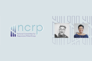 Graphic featuring headshot of new NCRP Board members Farhad Ebrahimi and Dr. Jeanine Abrams McLean.
